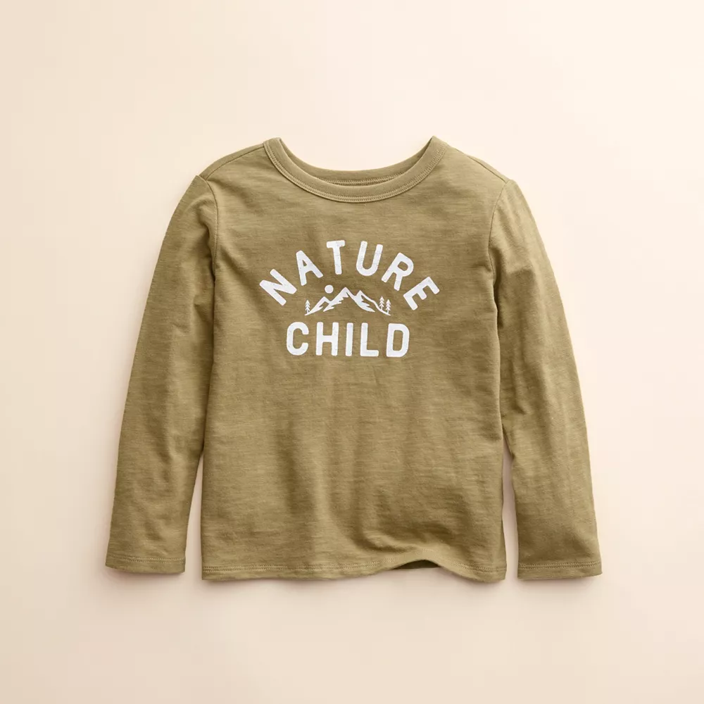 Kids 4-8 Little Co. by Lauren Conrad Organic Long-Sleeve Tee - Image 4