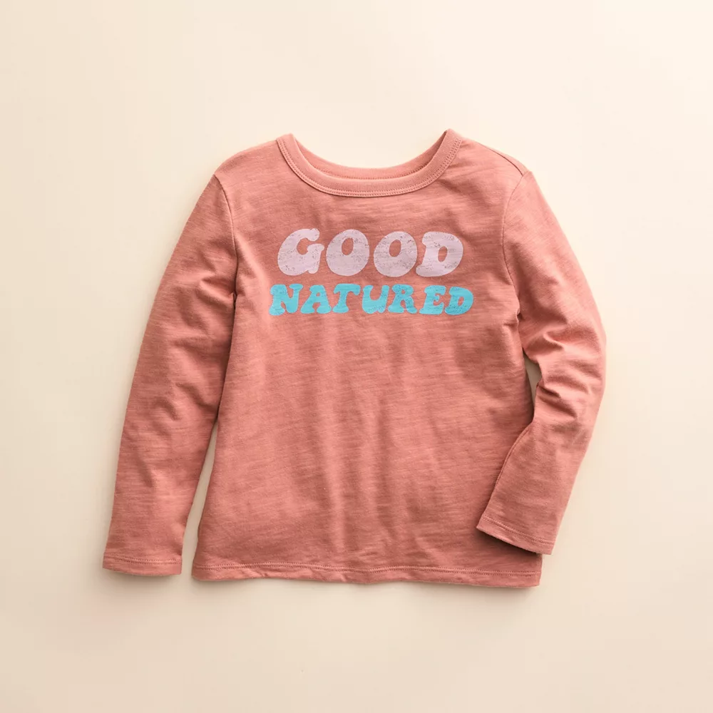 Kids 4-8 Little Co. by Lauren Conrad Organic Long-Sleeve Tee - Image 2