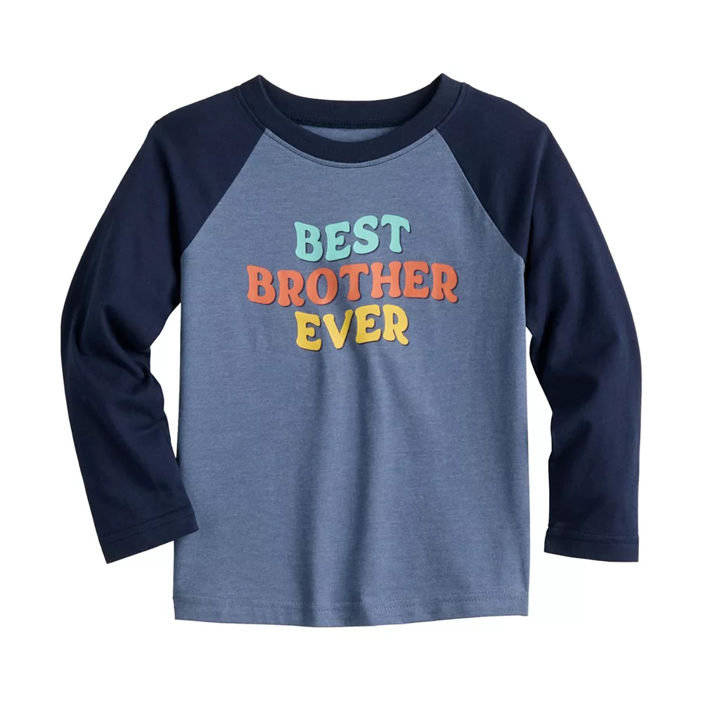 Toddler Boy Jumping Beans® Long Raglan Sleeve Graphic Tee
