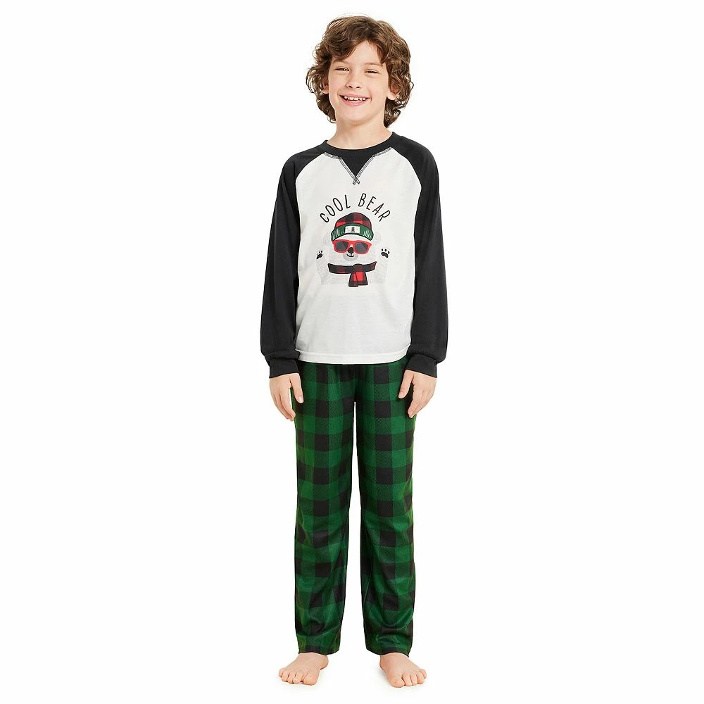 Boys 8-20 Jammies For Your Families® Beary Cool "Cool Bear" Pajama Set by Cuddl Duds® - Image 2