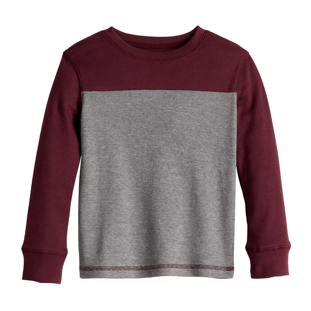 Toddler Boy Jumping Beans® Colorblock Thermal Top - Image 2