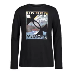 Boys 4-7 Under Armour Long Sleeve Nature Preserve Logo Graphic Tee