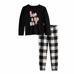 Boys 8-20 Jammies For Your Families® Ho Ho Ho Adaptive Pajama Set