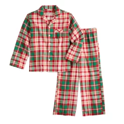 Boys 4-20 Jammies For Your Families® Joyful Celebration Flannel Pajama Set