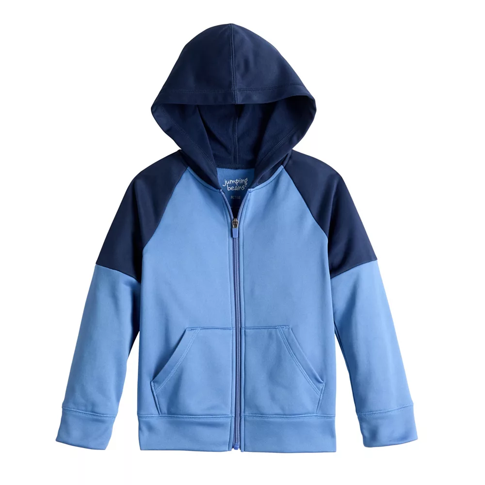 Boys 4-8 Jumping Beans® Colorblock Active Fleece Hoodie - Image 2