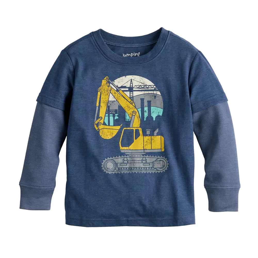 Toddler Boy Jumping Beans® Adaptive Double Layer Skater Tee