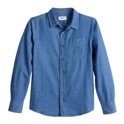 Boys 8-20 Sonoma Goods For Life® Chambray Button-Down Shirt