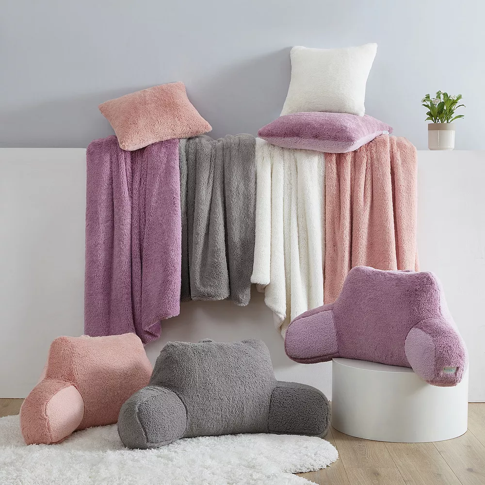 Koolaburra by UGG Shae Faux Fur Kids Throw Pillow - Image 4