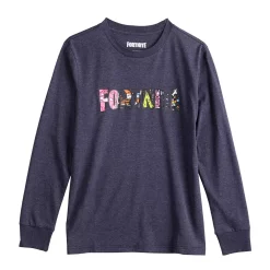 Boys 8-20 Fortnite Shadow Characters Video Game Long Sleeve Graphic Tee