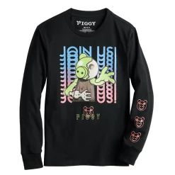 Boys 8-20 Piggy Join Us Phatmojo Video Game Long Sleeve Graphic Tee