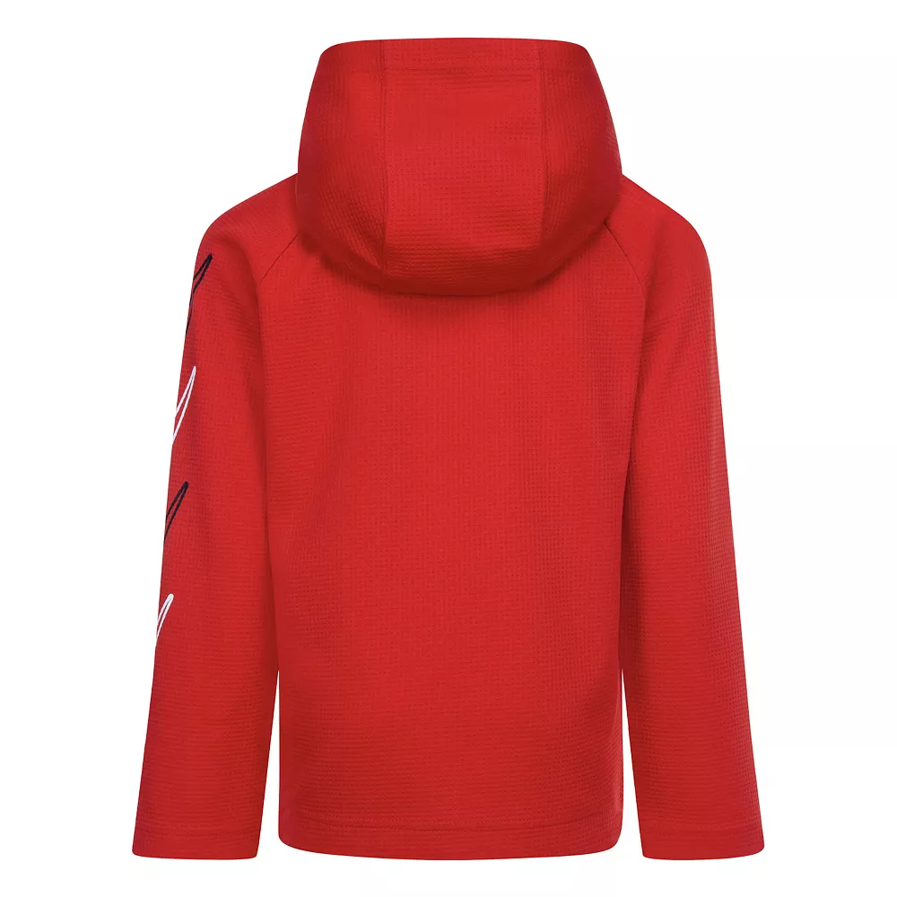 Boys 4-7 Nike Dri-FIT Thermal Long Sleeve Hooded "Just Do It" Graphic Tee - Image 2