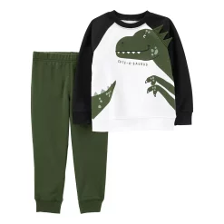 Toddler Boy Carter's Dinosaur "Cute-a-saurus" Tee & Jogger Set