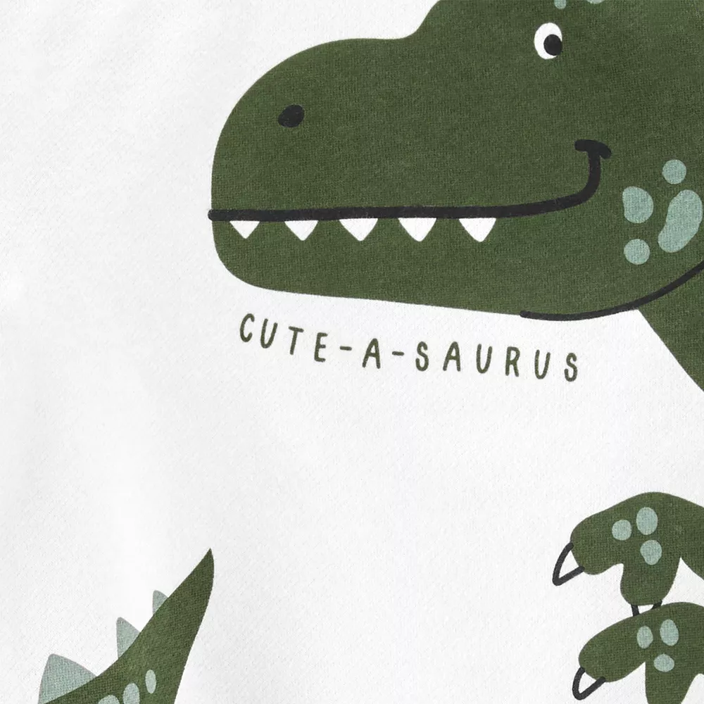 Toddler Boy Carter's Dinosaur "Cute-a-saurus" Tee & Jogger Set - Image 2
