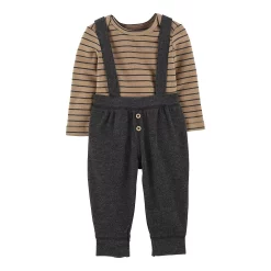 Baby Carter's 2-Piece Bodysuit & Suspender Pant Set
