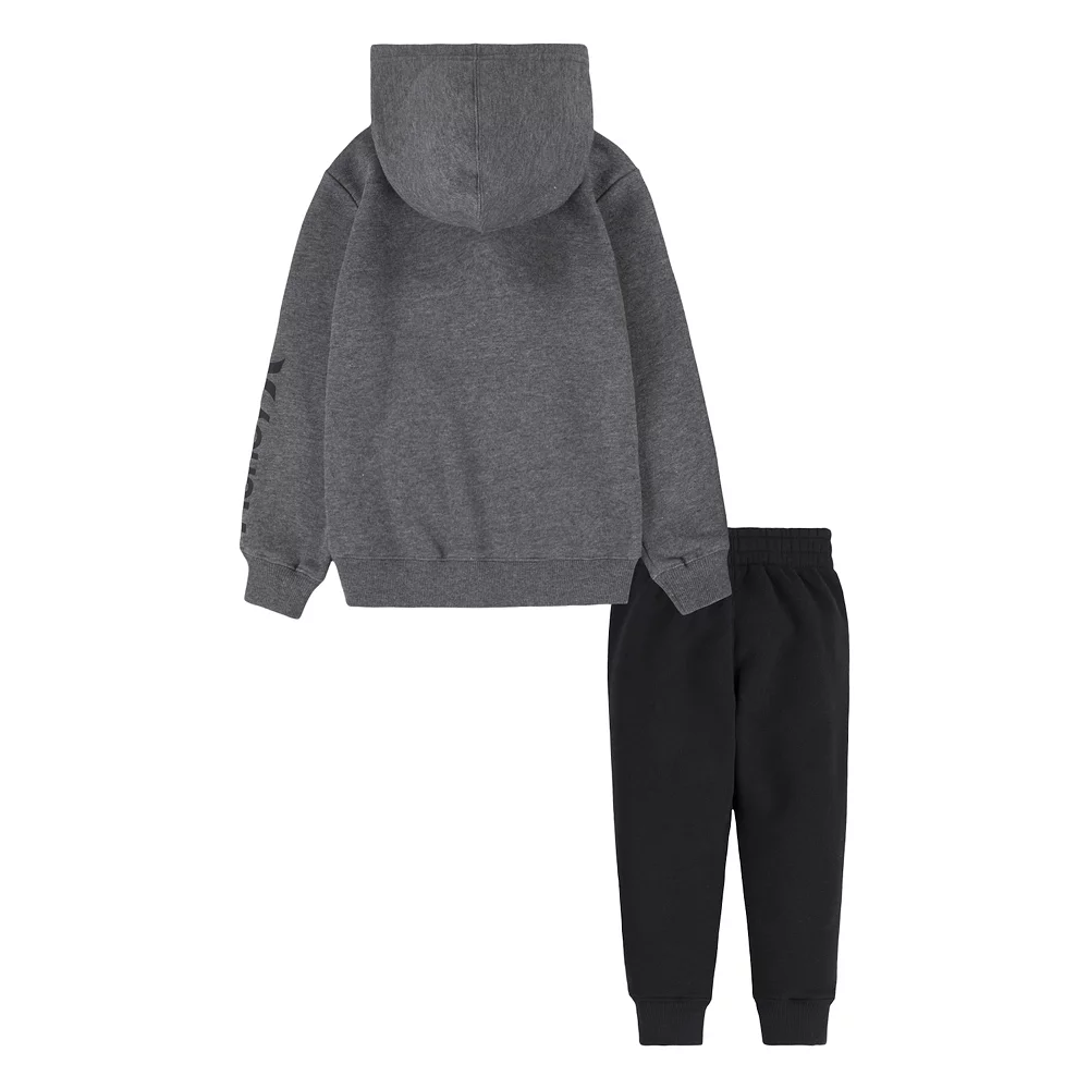 Toddler Boys Hurley Skateboard Shark Hoodie and Joggers Set - Image 2