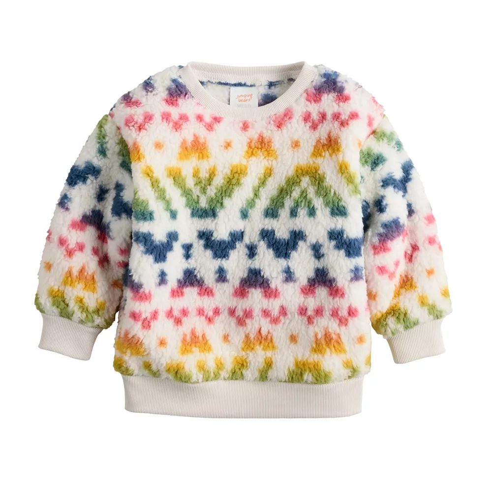 Baby Jumping Beans® Cozy Sherpa Crewneck Sweatshirt - Image 5