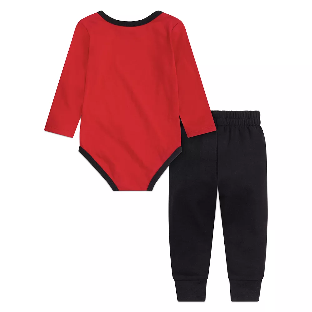 Baby Boy Nike "Future MVP" Graphic Bodysuit & Jogger Pants Set - Image 2