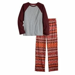 Kids 5-20 Sonoma Goods For Life® Raglan Top & Pants Pajama Set
