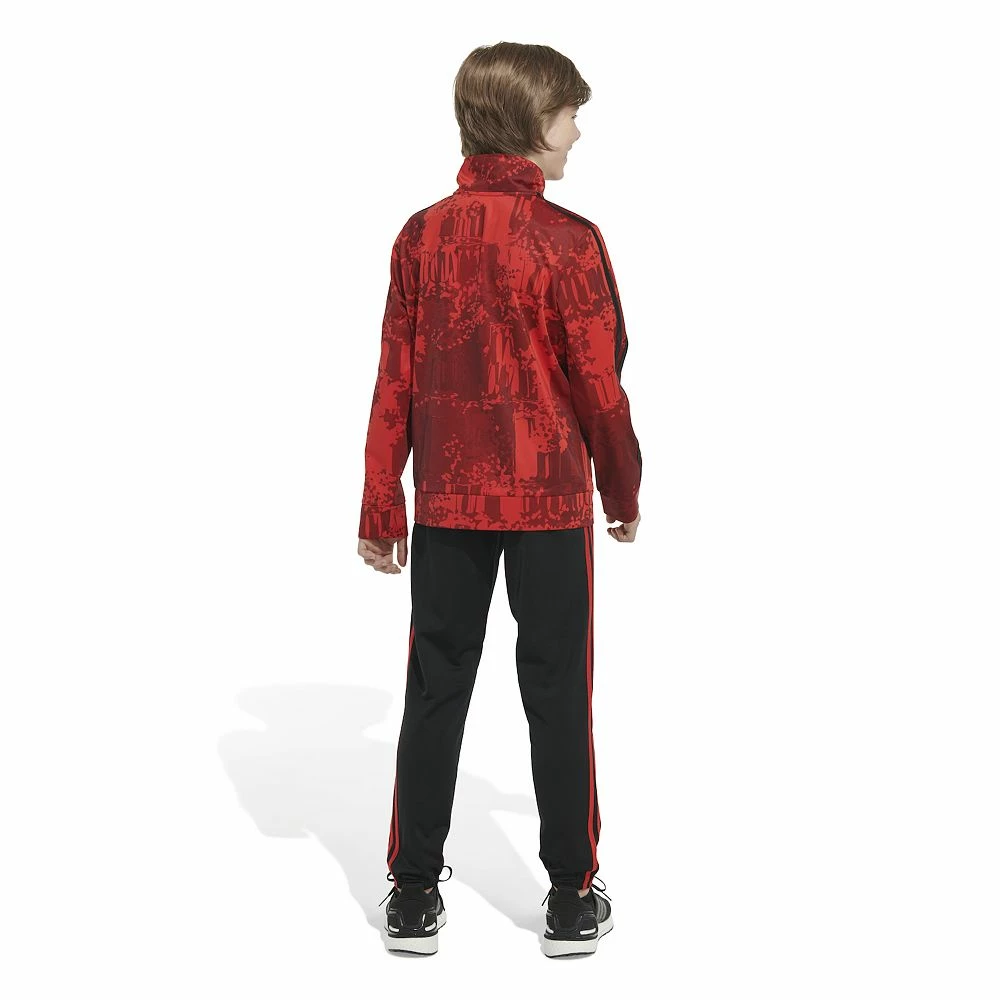 Boys 8-20 adidas Printed Tricot Tracksuit Set - Image 4
