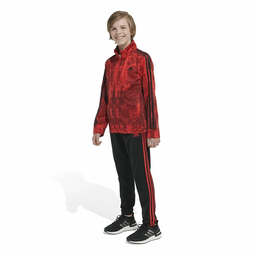 Boys 8-20 adidas Printed Tricot Tracksuit Set - Image 6