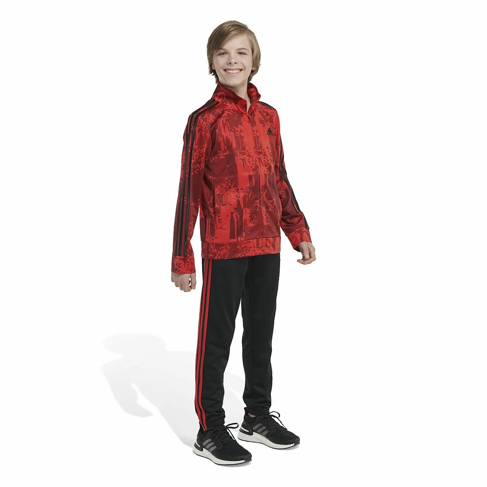 Boys 8-20 adidas Printed Tricot Tracksuit Set - Image 7