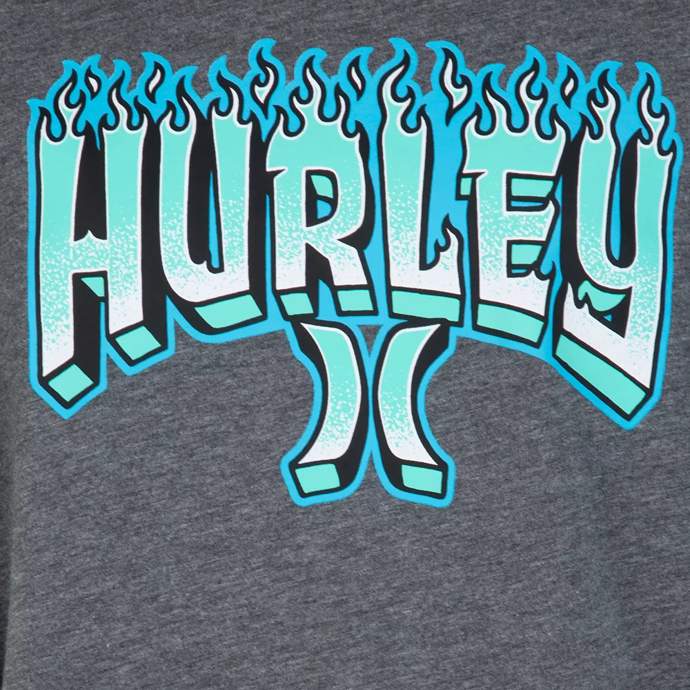 Boys 4-7 Hurley Flame Logo Graphic Tee - Image 4