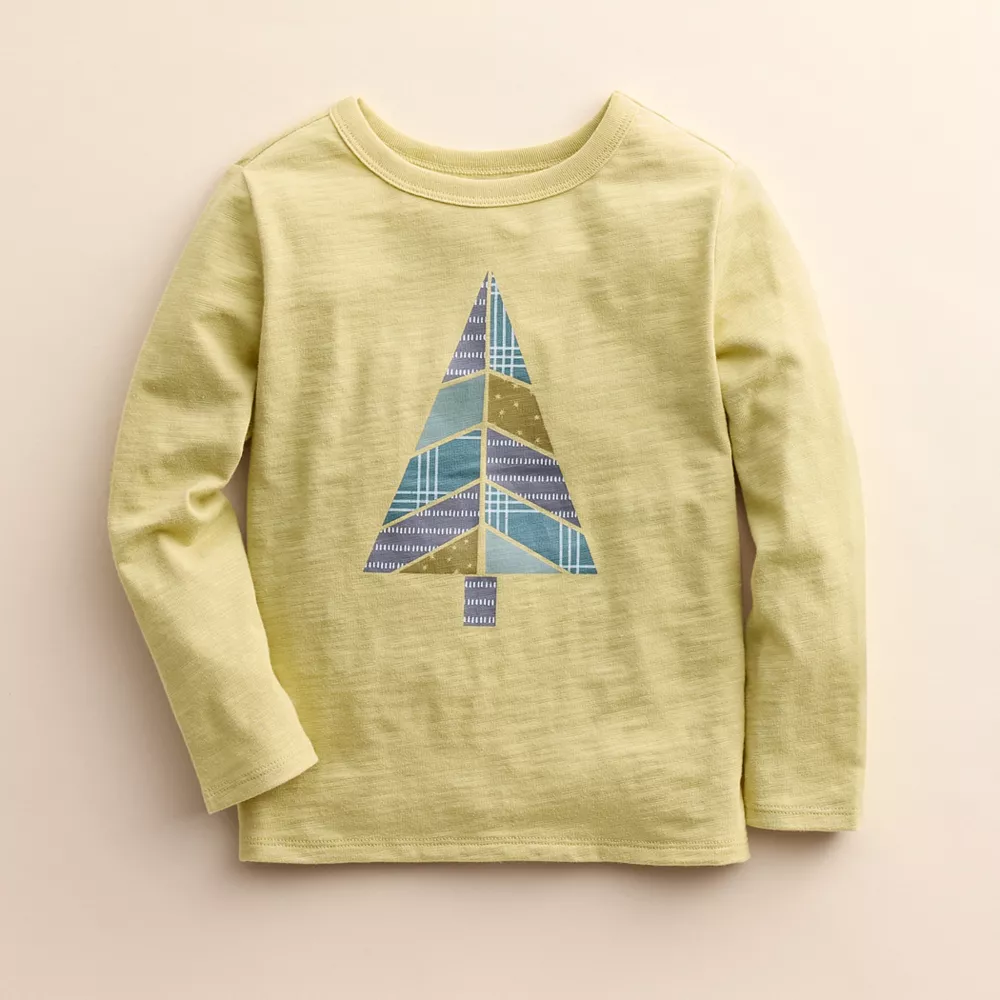 Kids 4-8 Little Co. by Lauren Conrad Organic Long-Sleeve Tee - Image 4