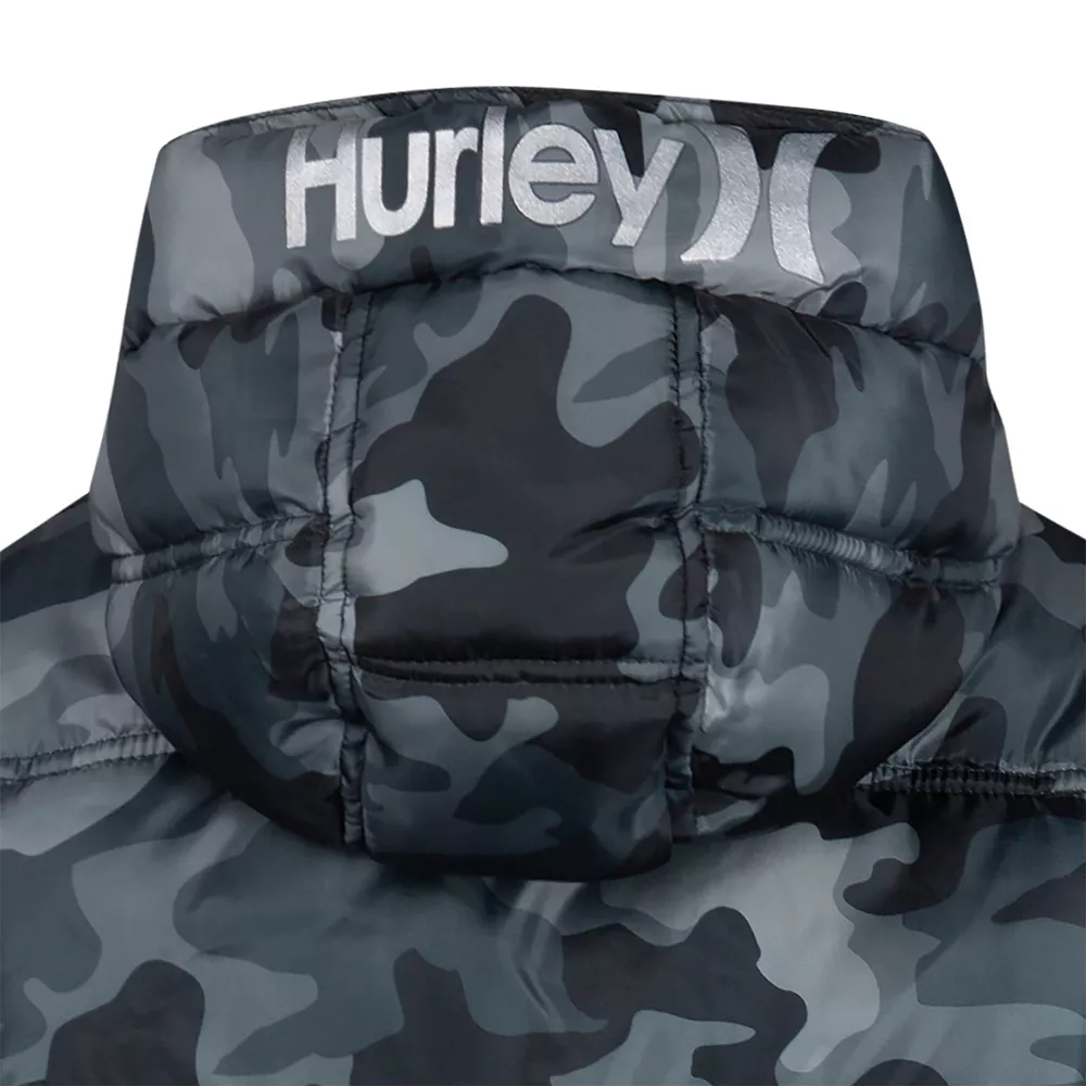 Boys 4-7 Hurley Racer Stripe Puffer Jacket - Image 8