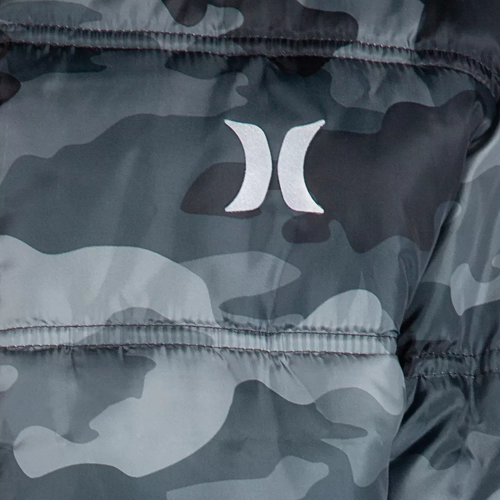 Boys 8-20 Hurley Racer Stripe Puffer Jacket - Image 6