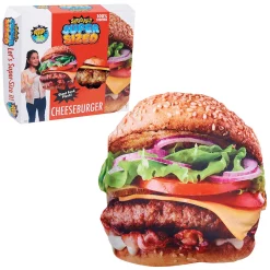 Just Play Seriously Super Sized Cheeseburger Food Plush