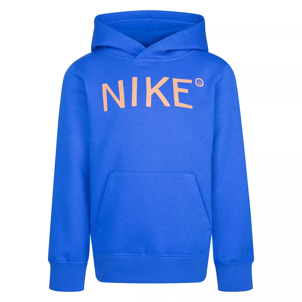 Boys 4-7 Nike Wordmark Smiley Face Graphic Hoodie