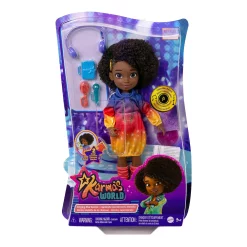 Karma’s World Singing Doll with Music Accessories and Collectible Record