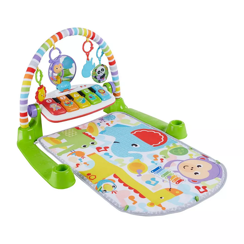 Fisher-Price Deluxe Kick & Play Piano Gym Musical Baby Toy - Image 2