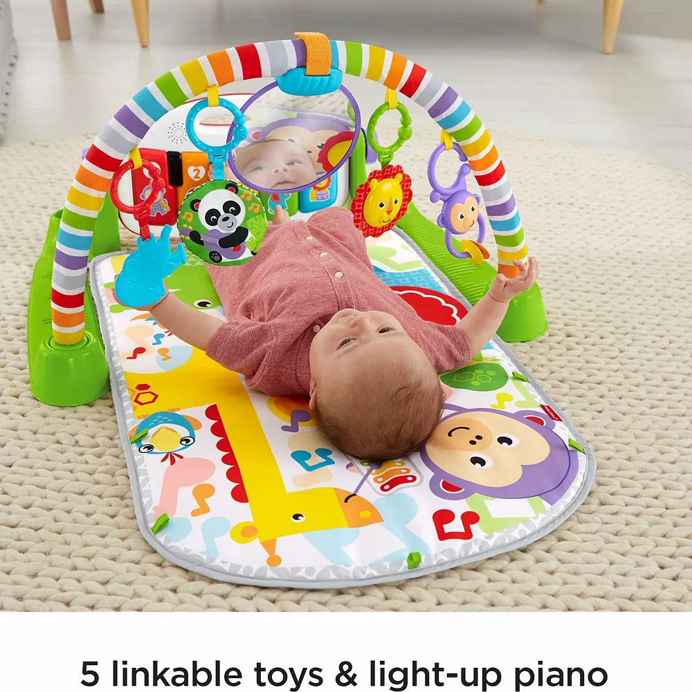 Fisher-Price Deluxe Kick & Play Piano Gym Musical Baby Toy - Image 4