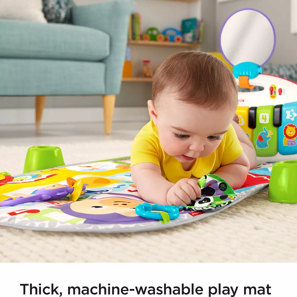 Fisher-Price Deluxe Kick & Play Piano Gym Musical Baby Toy - Image 5