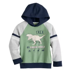 Boys 4-12 Jumping Beans® Jurassic World T-Rex Raglan Graphic Hoodie