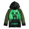 Boys 4-12 Jumping Beans® Minecraft Creeper Fleece Active Graphic Hoodie