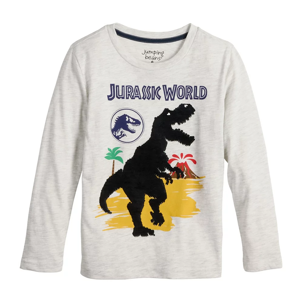 Boys 4-12 Jumping Beans® Jurassic World Flippable Sequins Long Sleeve Graphic Tee - Image 2