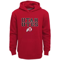 Kids 7-20 Utah Utes Team Slogan Fleece Hoodie