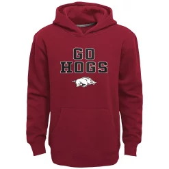 Boys 8-20 Arkansas Razorbacks Team Slogan Fleece Hoodie