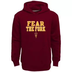 Boys 8-20 Arizona State Sun Devils Team Slogan Fleece Hoodie