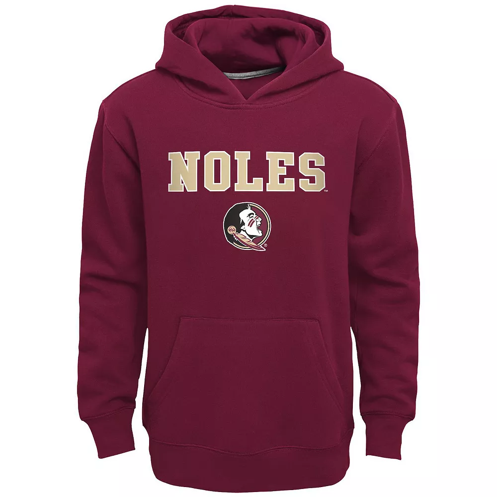 Boys 8-20 Florida State Seminoles Team Slogan Fleece Hoodie