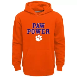 Boys 8-20 Clemson Tigers Team Slogan Fleece Hoodie