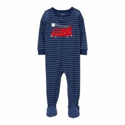 Toddler Boy Carter's Firetruck Footie Pajamas