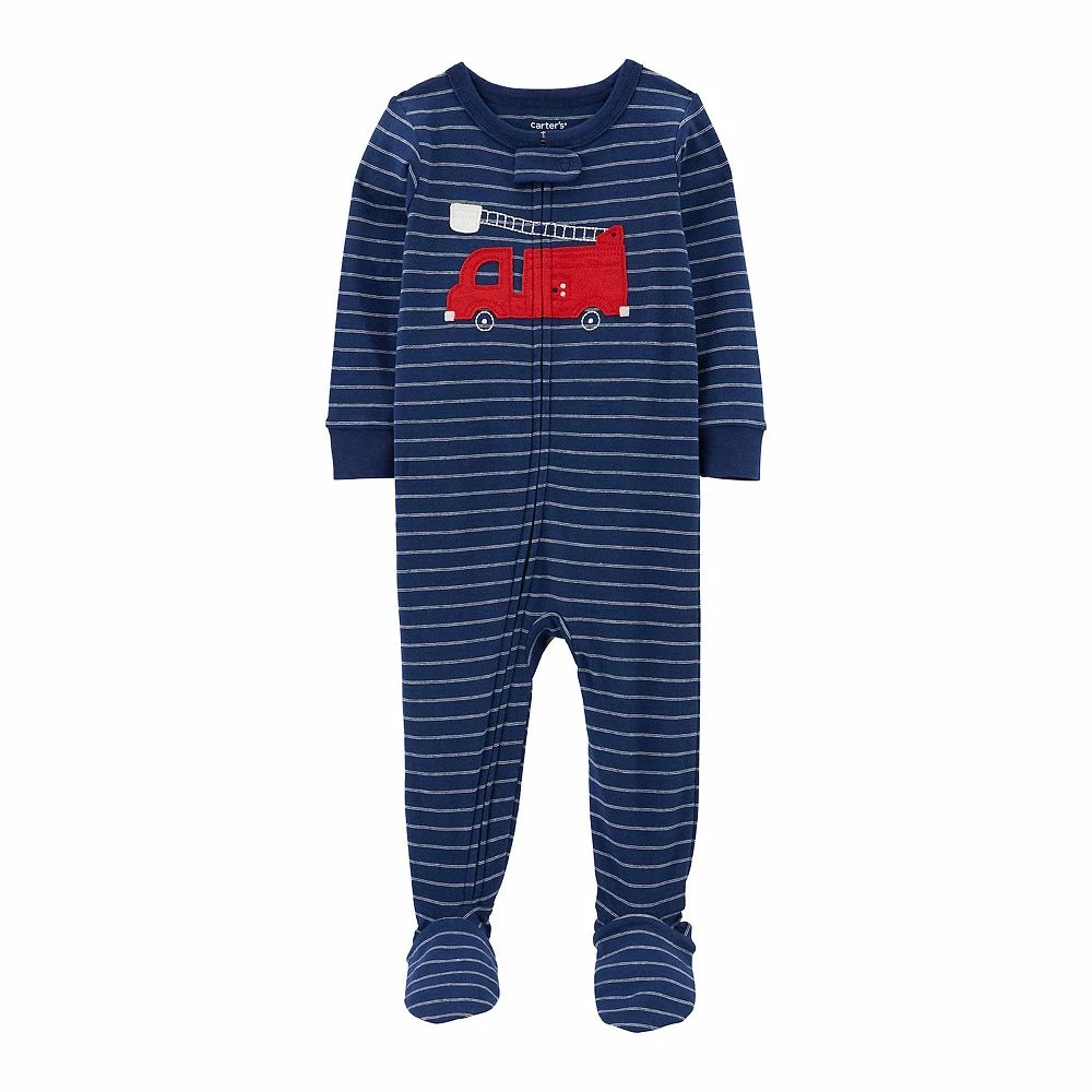 Toddler Boy Carter's Firetruck Footie Pajamas