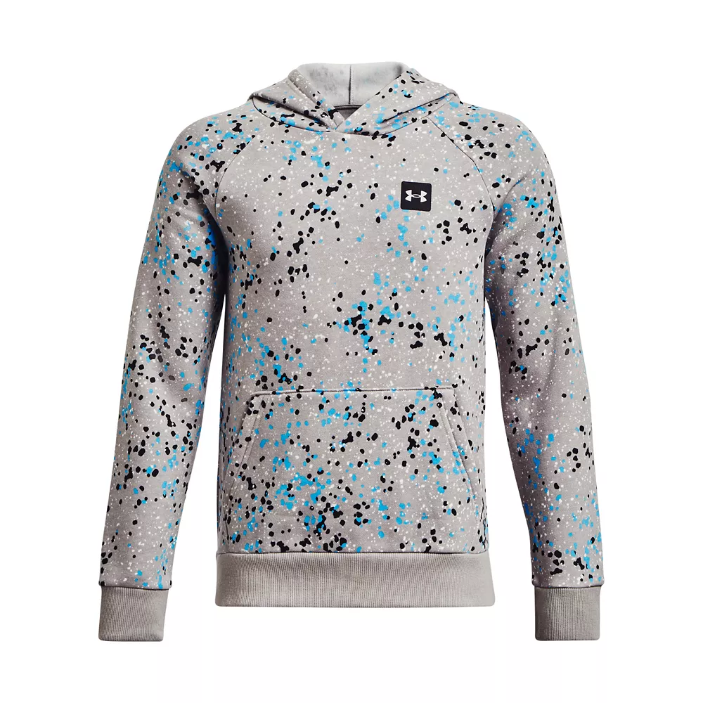 Boys 8-20 Under Armour Printed Rival Fleece Hoodie - Image 2